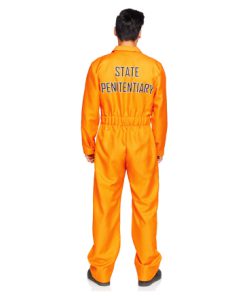 Gevangenen jumpsuit oranje  ONE SIZE