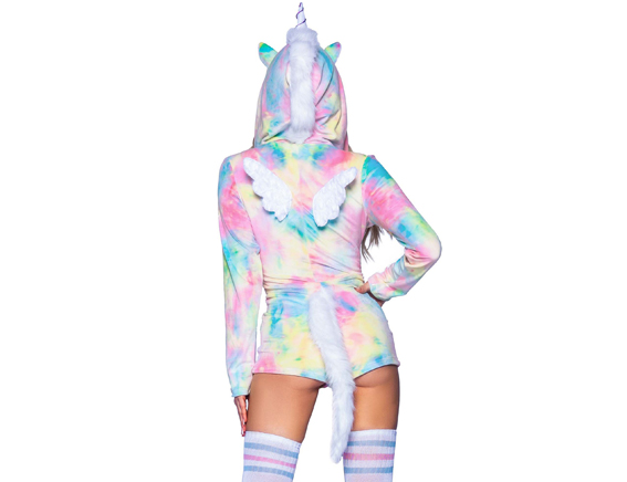 Eenhoorn body met vleugels en staart