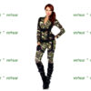 VERH Paratrooper sexy camouflage jumpsuit vrouwelijk