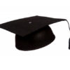 Afstudeerhoedje zwart