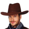 Cowboy hoed suede bruin