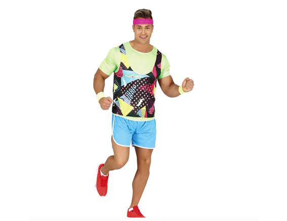 80s jogger running man