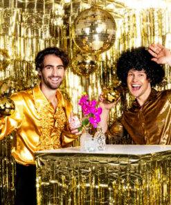 Discobol glitter goud