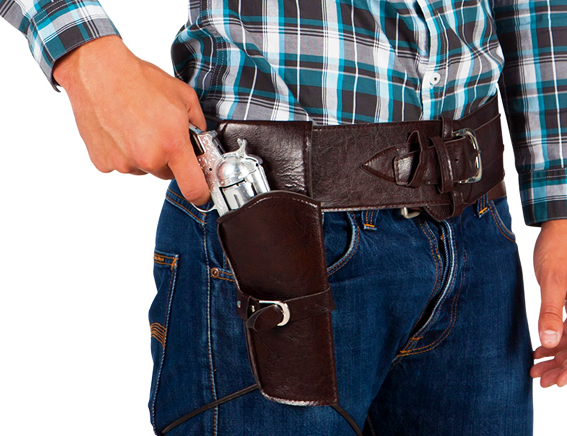 Holster bruin deluxe