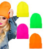 neon fluo muts beanie