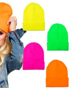 neon fluo muts beanie