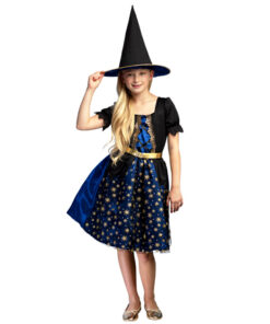 halloween heks zwart blauw