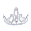 tiara plastiek zilver
