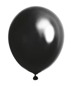 ballonnen metalic zwart 40x