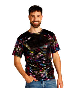 Tshirt disco guy herenmodel