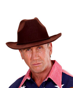 Cowboyhoed natural look bruin