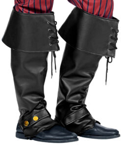 Piratenlaarzen zwart overtrekken
