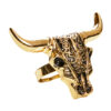 Buffelring western cowboy goud