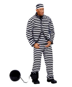 Opblaasbare gevangenisbal zwart