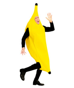 Banaan kostuum volwassenen felgeel