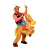 Opblaasbaar paard kostuum volwassenen