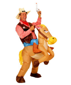 Opblaasbaar paard kostuum volwassenen