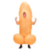 Opblaasbare penis kostuum