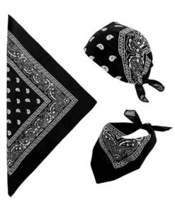 Bandana hoofdband zwart