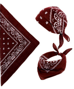 Bandana hoofdband bruin