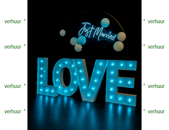 Voorbeeld huwelijksfeest (alle combinaties mogelijk)