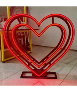 HART symbool    Lichtgevende letter/cijfer voorbeeld