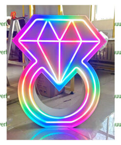 RING symbool    Lichtgevende letter/cijfer voorbeeld