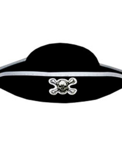 piraten kapitein hoed kind zwart