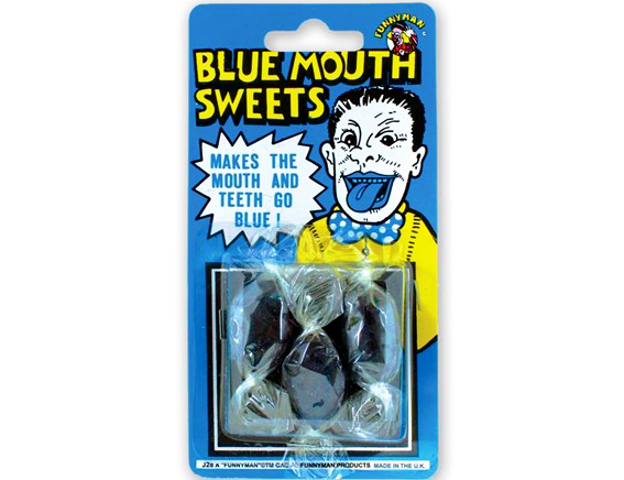 Fopsnoepen alles blauw