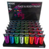 Neon grime voor gezicht en lichaam diverse kleuren (voorbeeld)