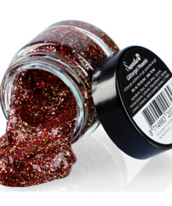 Glittergel duivel mix rood goud