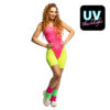 neon legging badpak beenwarmers set