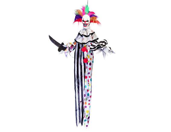 Hangende clown op batterijen