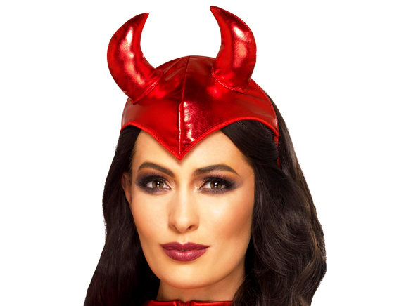 duivel diadeem blinkend rood