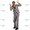 Beetle juice zwart wit kostuum