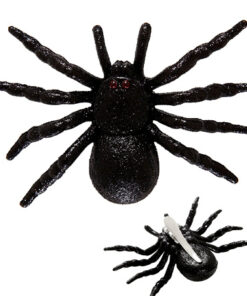 Spin clip zwart glitter