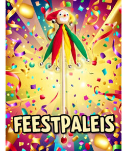 clown op stok circus thema carnaval