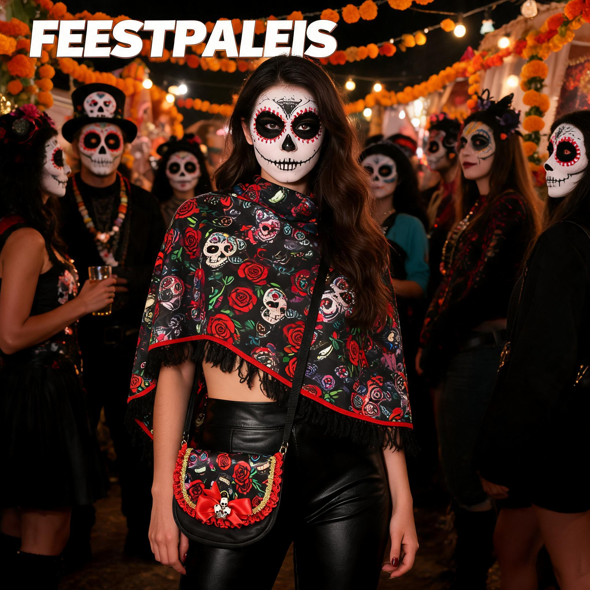 Handtas day of the dead mexico - Afbeelding 2