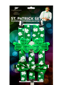 Saint patricks day klavers set groen