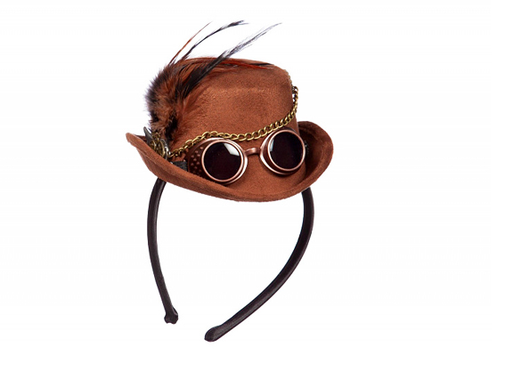 steampunk mini hoed deluxe