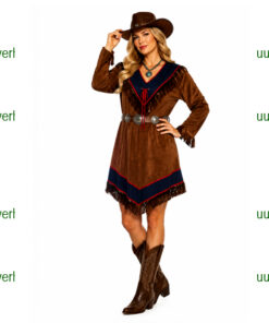 Cowgirl jeans jurk donkerblauw