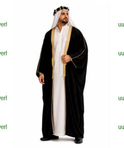 Arabisch kleed en toebehoren zwart