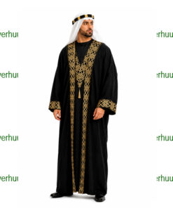 Arabisch kleed en toebehoren zwart goud