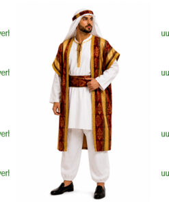 Arabisch kleed en toebehoren bruin
