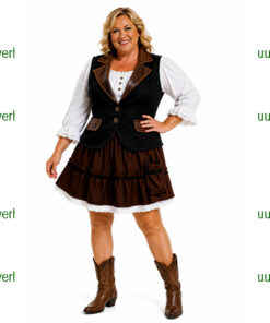 Cowgirl bruin witte combo
