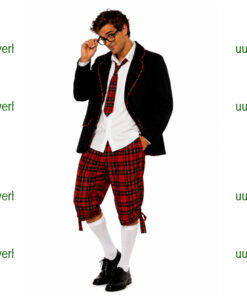 Schooljongen met vest