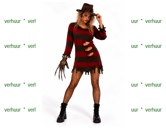 Freddy krueger jurk
