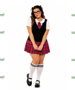 Schoolmeisje outfit roze
