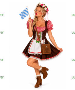 Tirol dirndl bruin