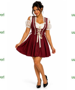 Tirol dirndl bordeaux